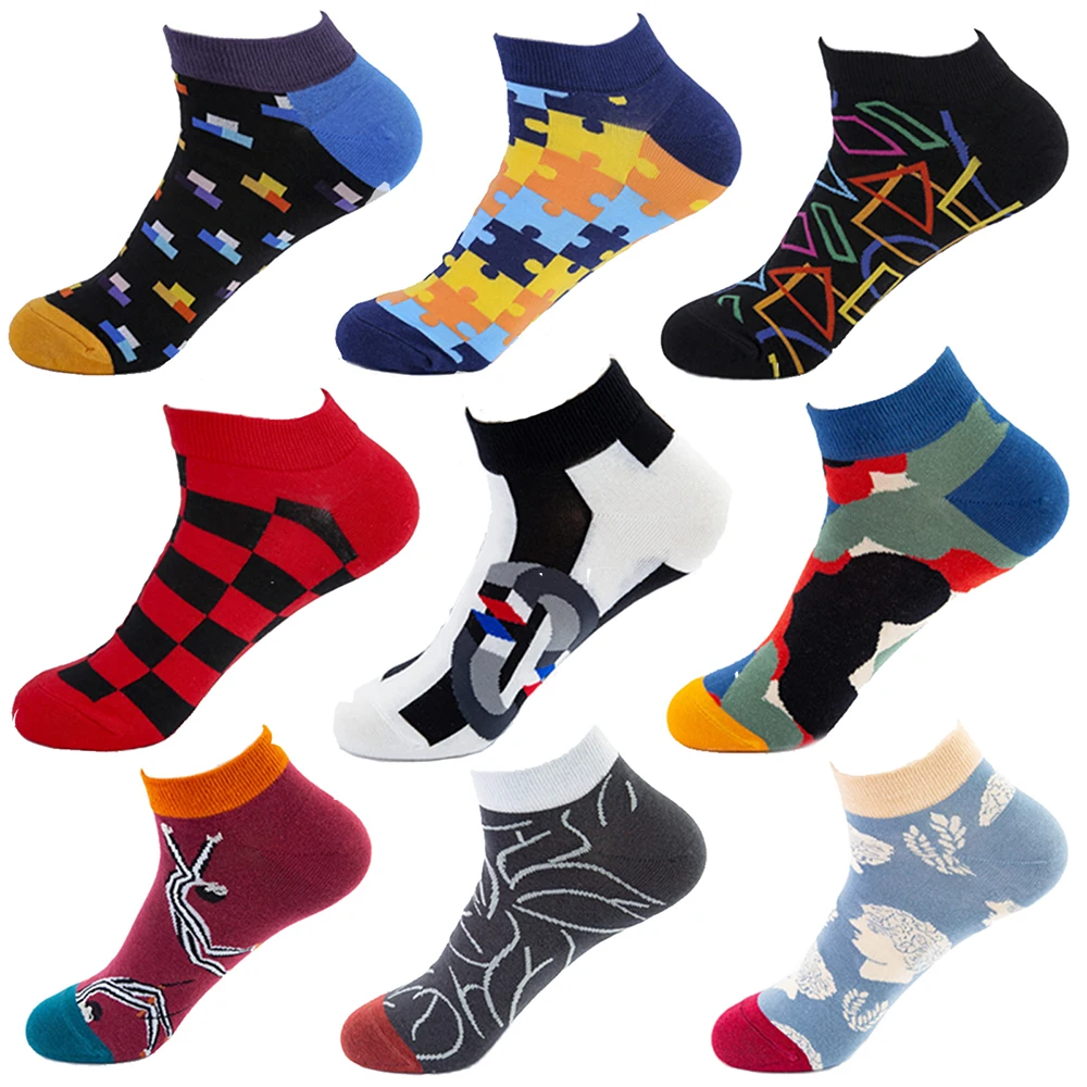 Top Trends: Spring And Summer New Products Boat Socks Fashion Colorful Socks Casual Trendy Men's Trendy Women's Socks Shoppable Styles