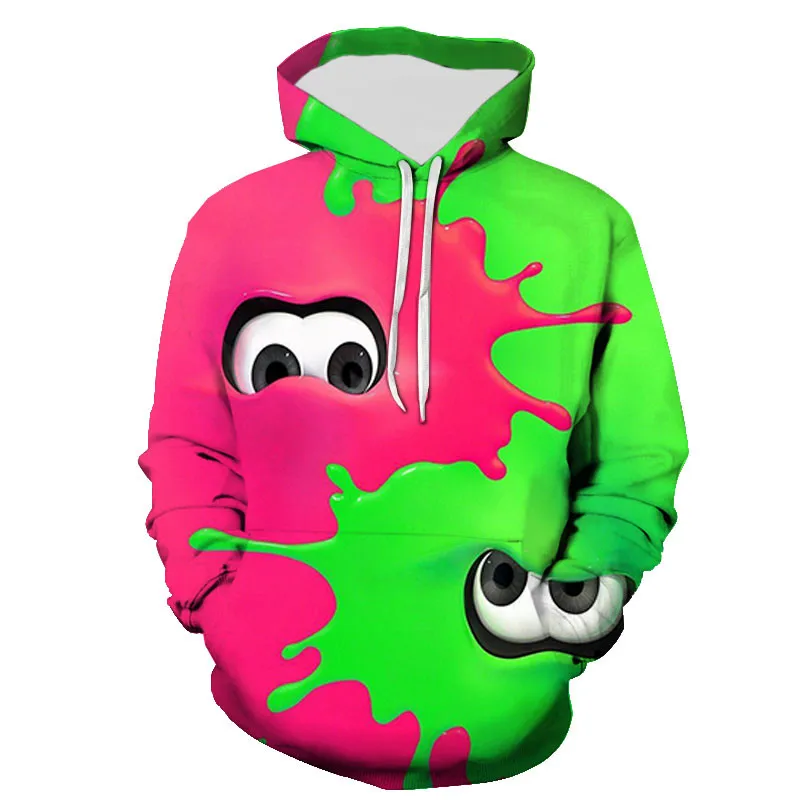 Top Trends: New Fashion Splatoon Fashion Hoodies Men Women Children Sweatshirts 3D Printed Pullover Streetwear Boy Girl Kids Casual Tops Shoppable Styles