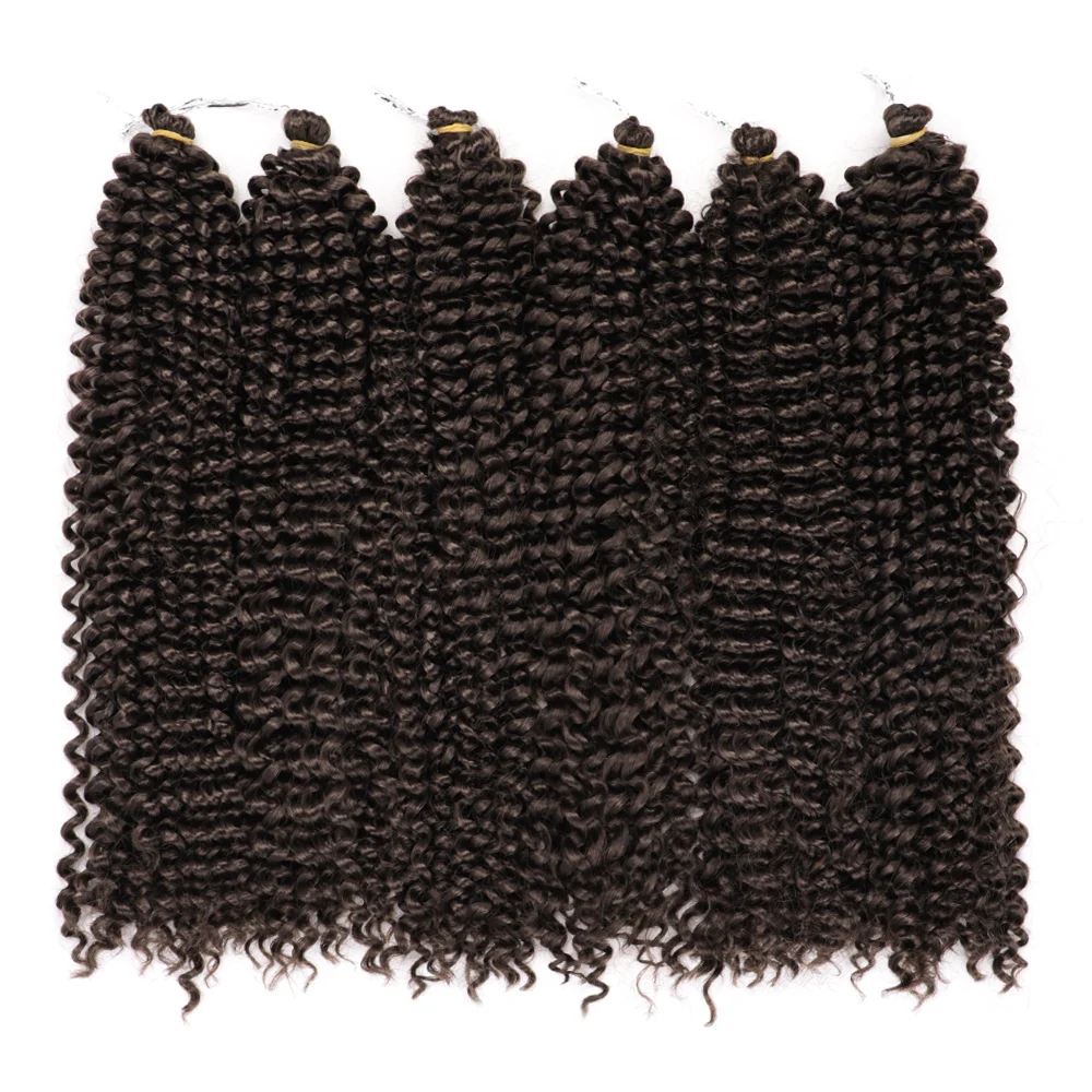 Top Trends: ONYX Long 18inch Passion Twist Crochet Hair Extensions Synthetic Water Wave Braiding Hair Bohemia Crochet Braids Shoppable Styles