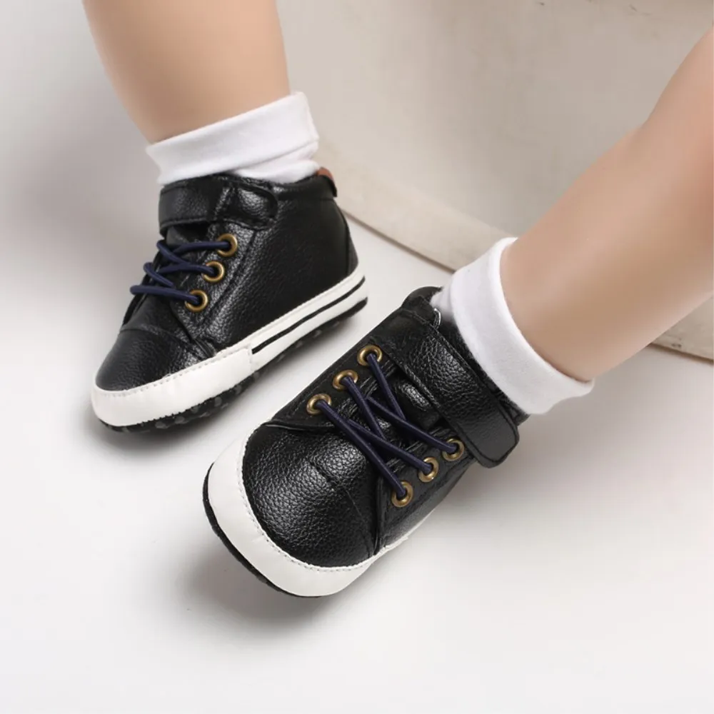 Top Trends: Baby Boy Spring Autumn Casual Flat Leather Shoes 0-18M Newborn Infant Toddler Anti Slip Crib Shoes First Walkers Shoppable Styles