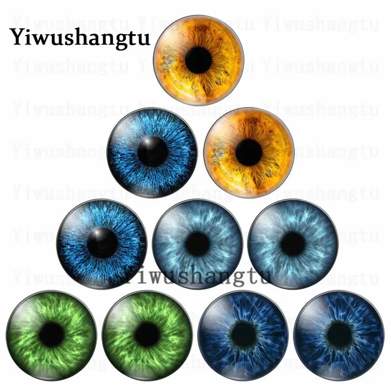 Top Trends: Eyes Animal Ragdoll Toy Eyeball Mixed Or Pairs 12mm / 20mm / 25mm / 30mm Round Photo Glass Cabochon Demo Flat Back Making Findings Shoppable Styles