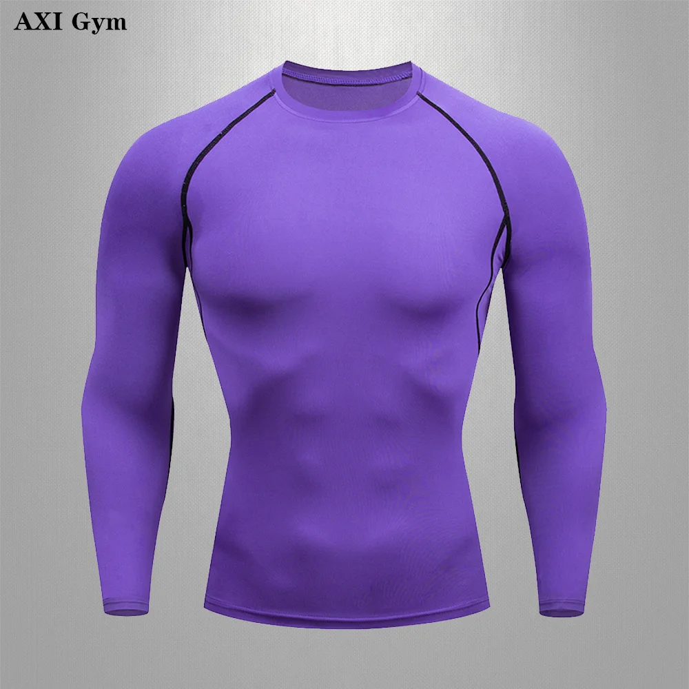 Top Trends: Men's Running T Shirt Gym Fitness Jogging T Shirt Basketball Football Match Ball Sports Jersey Men's MMA Boxing Tight Sportswear Shoppable Styles - Image 3