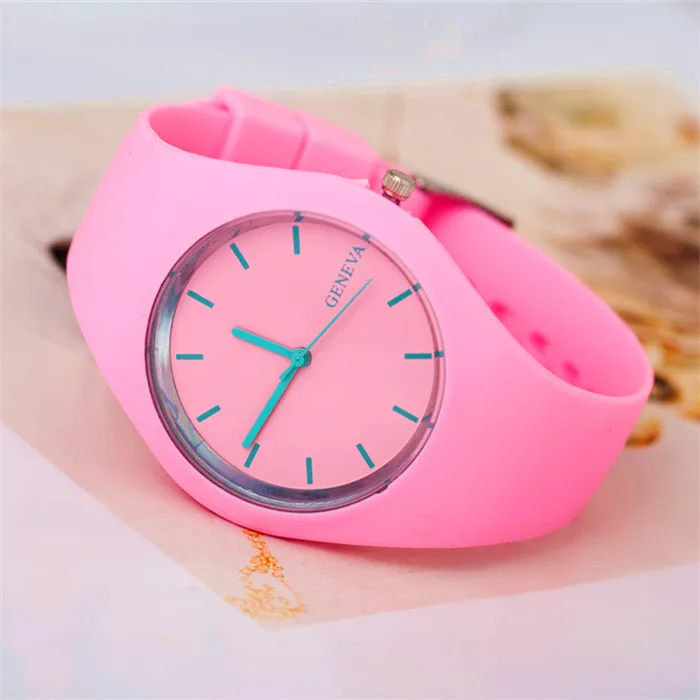 Top Trends: Geneva Women Watches Fashion Casual Sport Colorful Jelly Watches Silicone Band Quartz Wristwatches Girl Cheap Price Dropshipping Shoppable Styles