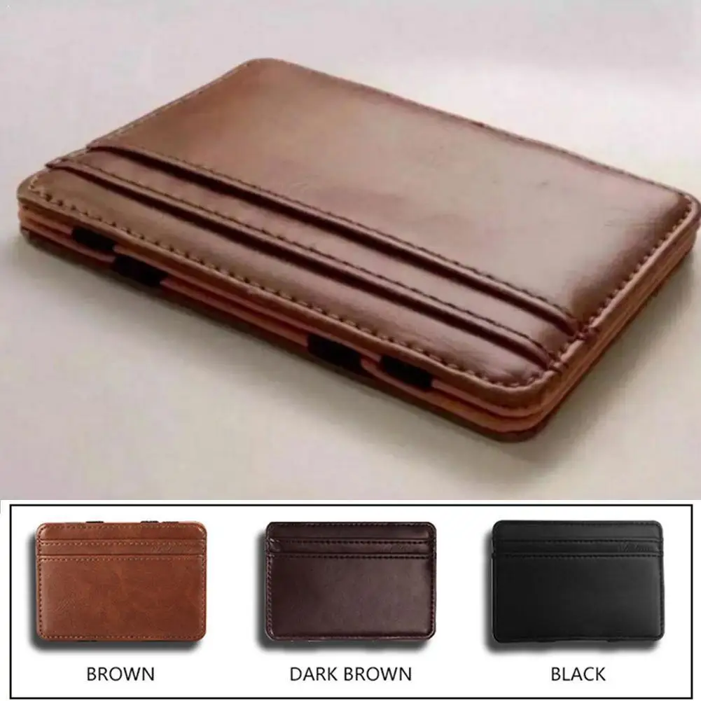 Top Trends: Ultra Thin Mini Wallet Men's Small Wallet Business Card No Wallets PU Holder Wallets Credit Logo Purse Coin Leather I5A3 Shoppable Styles