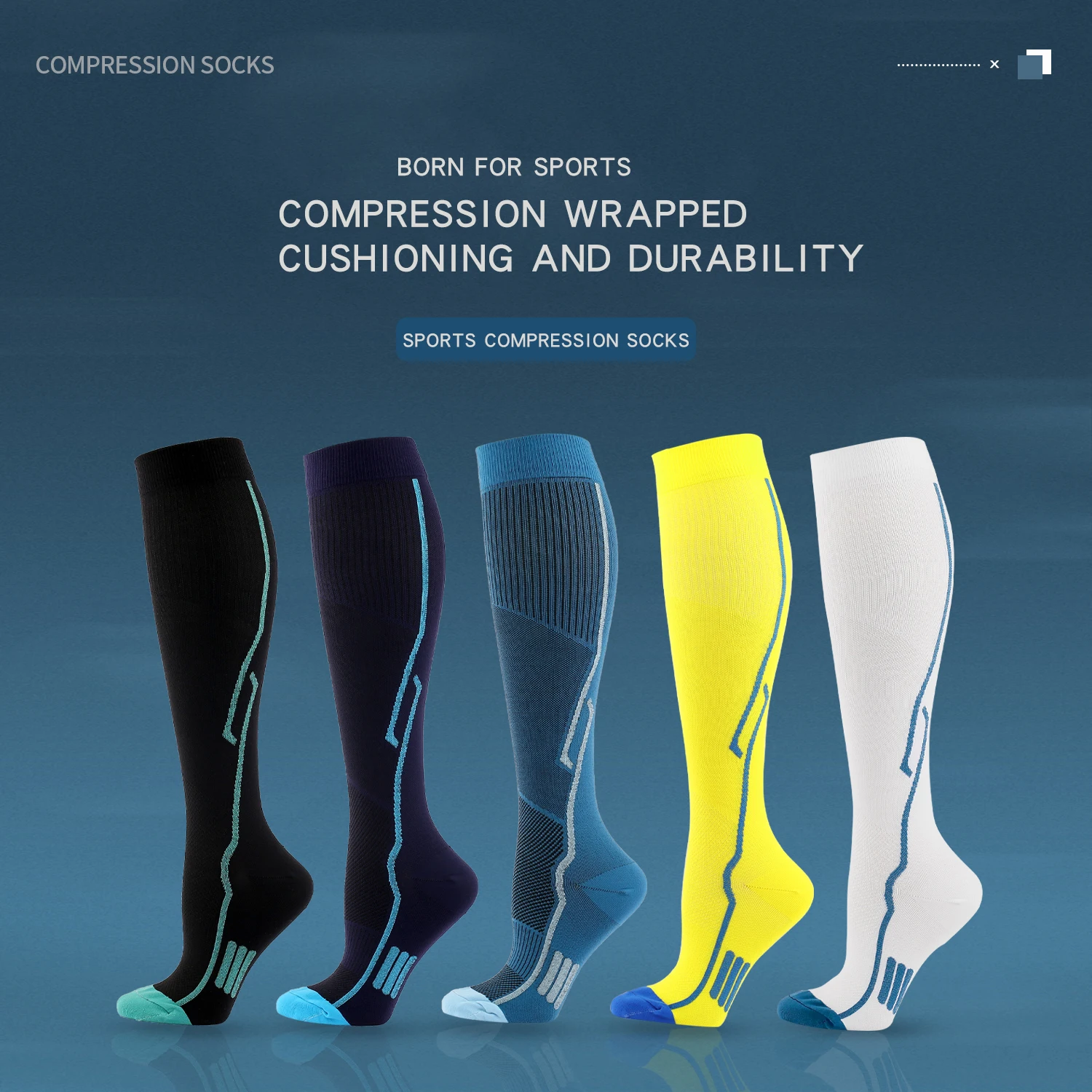 Top Trends: Crossfit Hombre Outdoor Skating Socks Cycling Socks Diabetes Sports Socks Men Compression Socks Varicose Veins Thermosokken Shoppable Styles