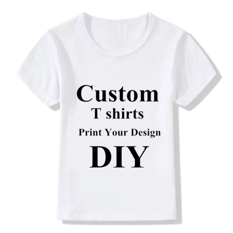 Top Trends: 2022 Custom Children T Shirt DIY Print Your Design Kids T-Shirts Boys / Girls DIY Tee Shirts Tops Printing, Contact Seller Frist Shoppable Styles