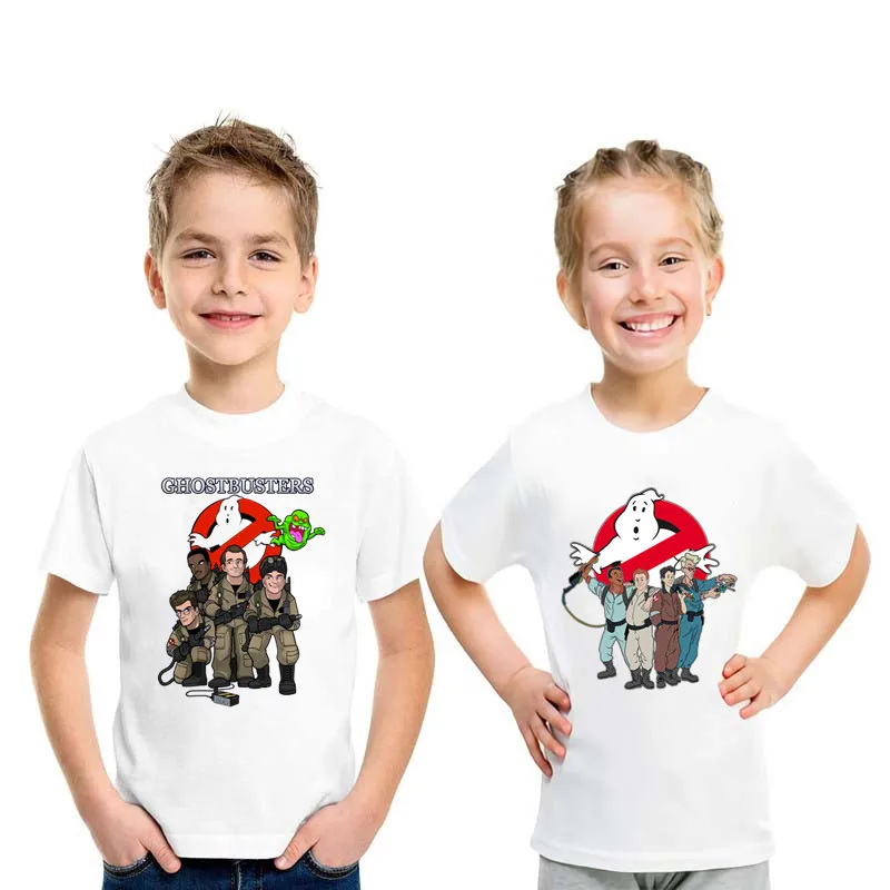 Top Trends: Summer Kids T Shirt Old School Ghostbuster Stay Puft Cartoon Print Funny Boys T Shirt Baby Girls Clothes Children Tops, HKP5224 Shoppable Styles