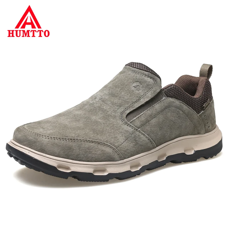 Top Trends: HUMTTO Hiking Shoes Trekking Sneakers For Men Leather Camping Climbing Waterproof Boots Male Outdoor Safety Walking Mens Shoes Shoppable Styles