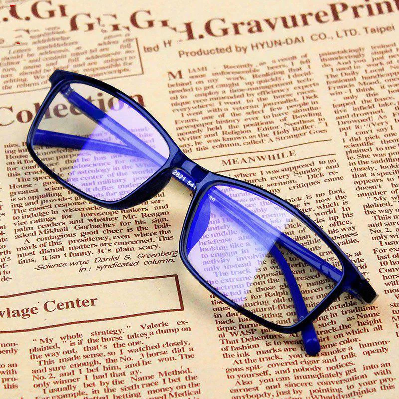 Top Trends: Small Frame Student Computer Optical Eyeglasses Women Men Fashion Anti Blue Light Fake Glasses Blue Light Blocking Glasses Shoppable Styles