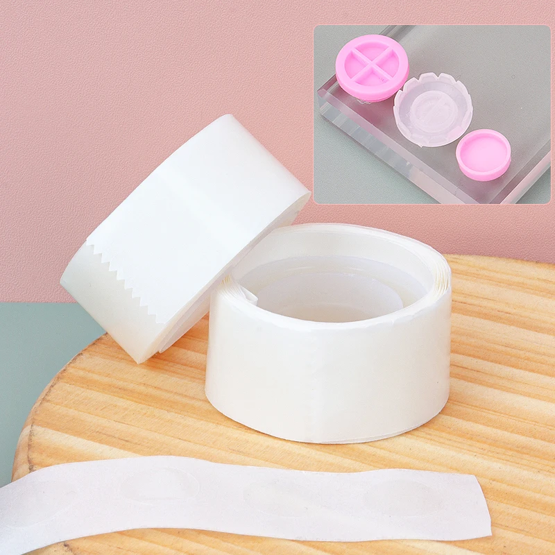 Top Trends: Eyelash Extension Cup Fixing Tape 100 Pcs Circle Double Sided Tape Eyelash Glue Seamless Invisible Universal Dots Makeup Tools Shoppable Styles