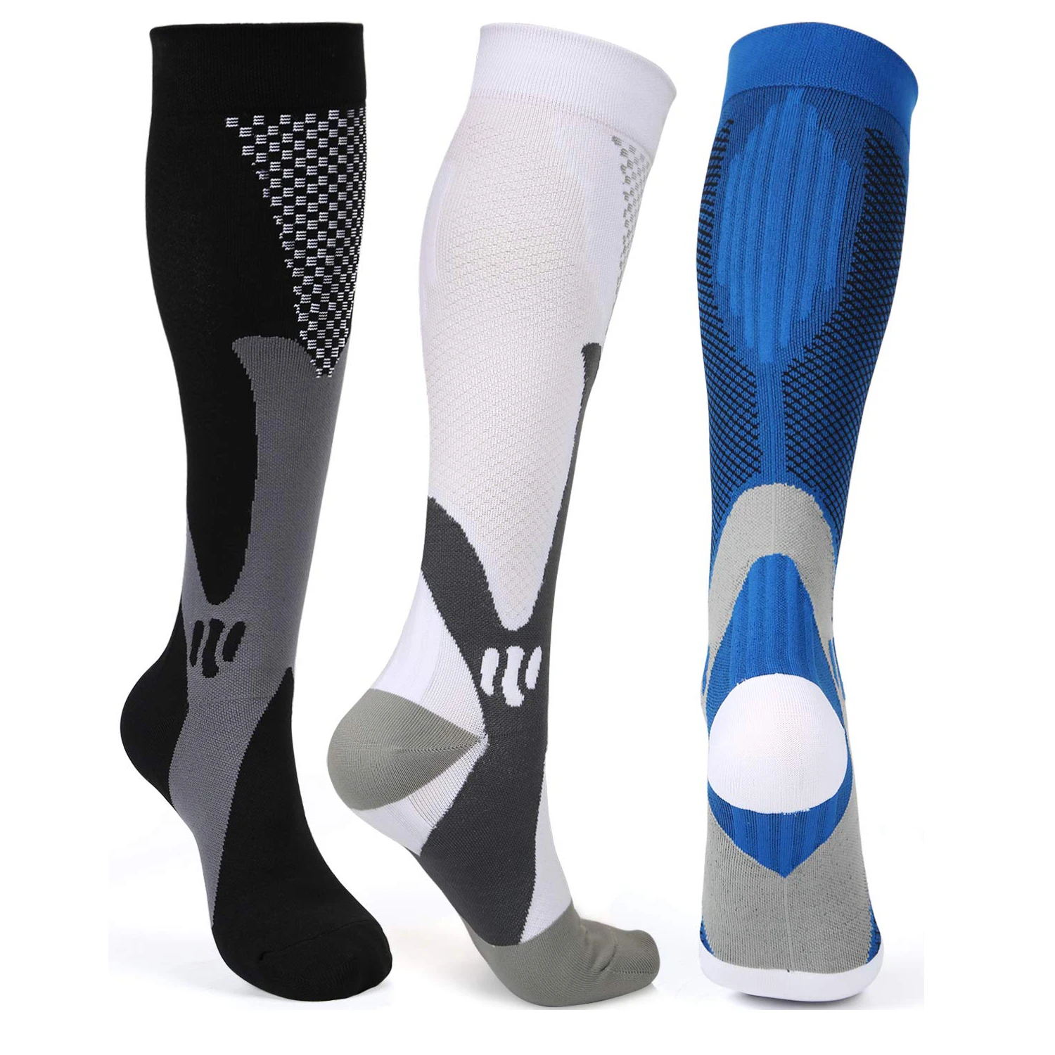 Top Trends: Brothock Compression Socks Nylon Medical Nursing Stockings Specializes Outdoor Cycling Fast-drying Breathable Adult Sports Socks Shoppable Styles