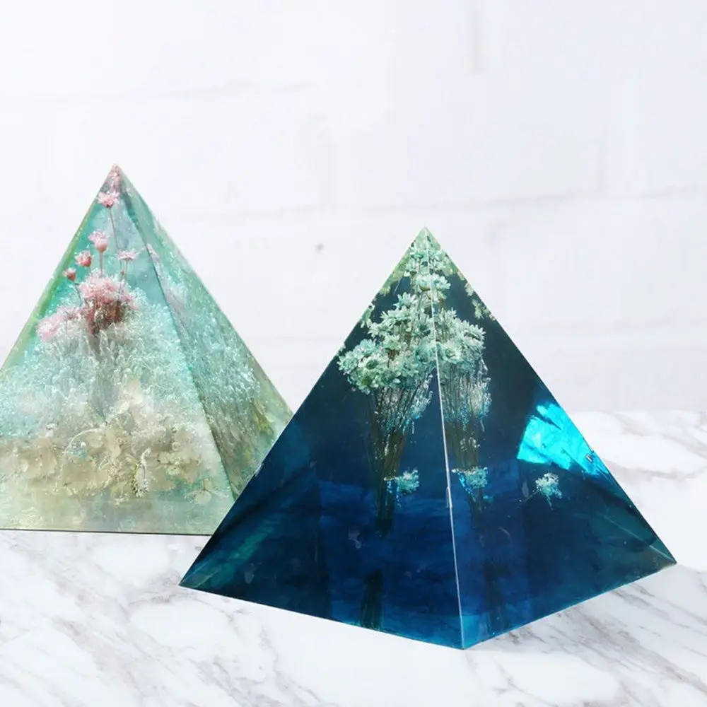 Top Trends: Transparent Pyramid Silicone Mould DIY Resin Decorative Craft Jewelry Making Mold Resin Molds For Jewelry New Arrival Shoppable Styles - Image 3