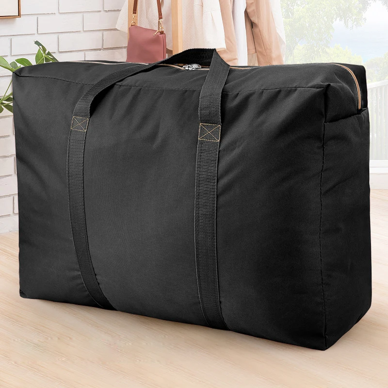 Top Trends: New 130L Large Capacity Folding Luggage Bag Unisex Thickening Oxford Cloth Travel Duffel Bags Sturdy Moving House Storage Bag Shoppable Styles