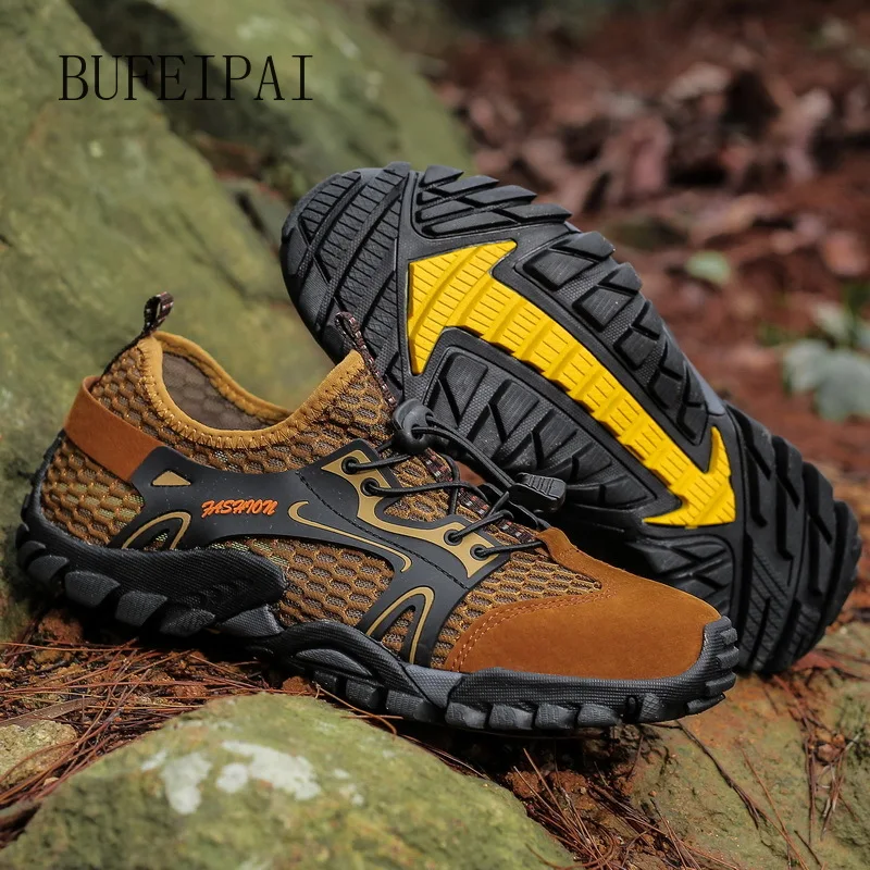 Top Trends: 2020 Men Running Shoes Professional Durable Sports Shoes Male Training Wading Men Sneakers Comfortable Trainers Shoes Shoppable Styles - Image 3