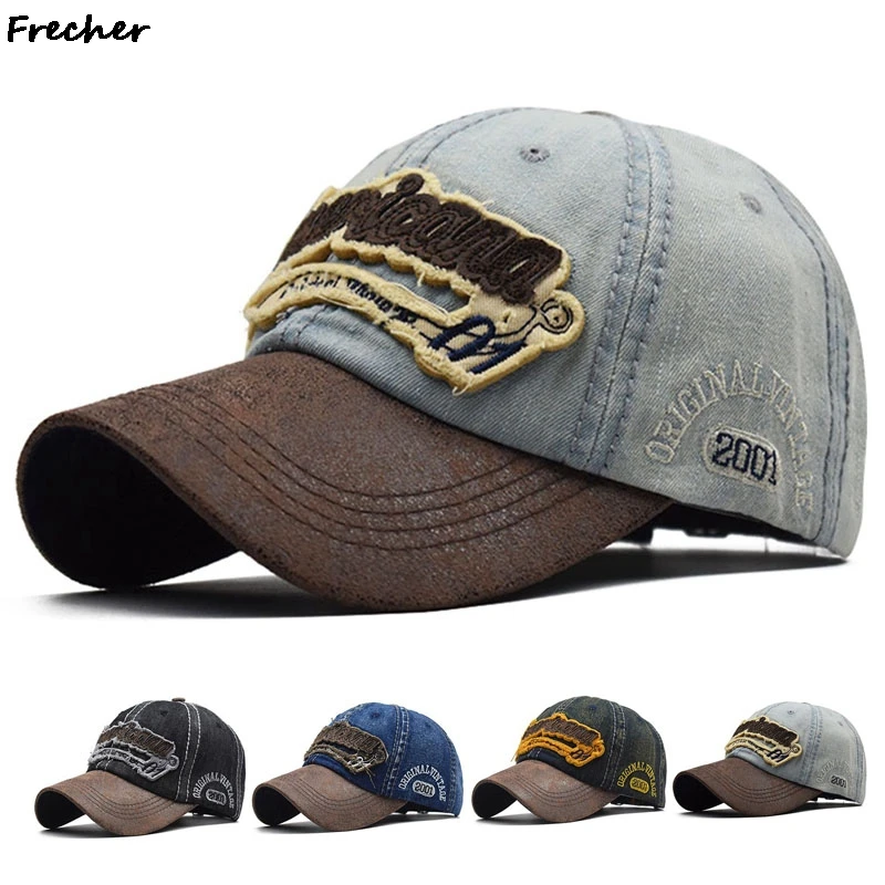 Top Trends: 2021 Classic Style New Unisex Women Men Summer Fashion Baseball Cap Cotton Motorcycle Cap Grinding Vintage Letter Print Sun Hat Shoppable Styles