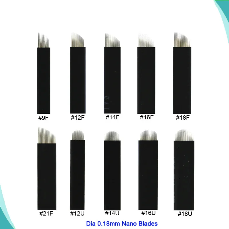 Top Trends: Extremely Thin 0.18mm Nano Blades Microblading Needles Permanent Makeup Eyebrow Tattoo Needle Blade Microblade 3D Embroidery Shoppable Styles