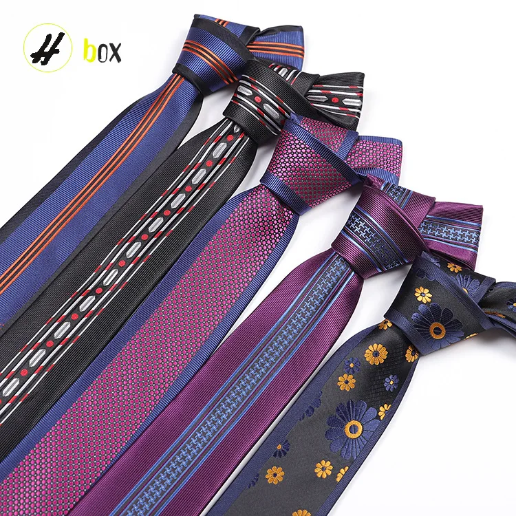 Top Trends: 6CM Ties Slim Men Ties Shirt Accessories Regalos Para Hombre Originales Jacquard Neckties Striped Gravatas Shoppable Styles