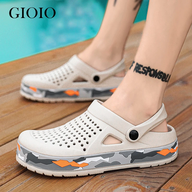 Top Trends: New Men Sandals Casual Shoes EVA Lightweight Slippers Unisex Colorful Shoes For Summer Beach Hot Sale Brand Clogs Zapatos Hombre Shoppable Styles