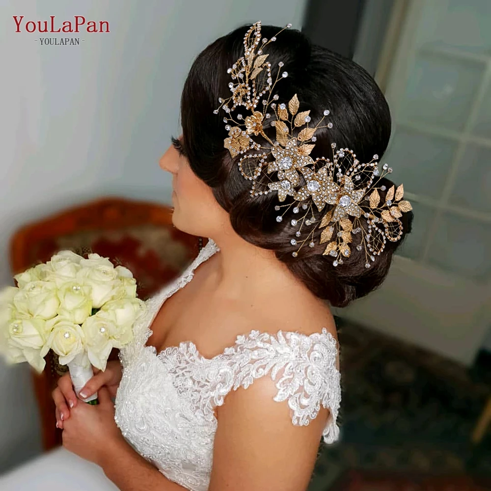 Top Trends: YouLaPan HP282 Flower Girl Wedding Hair Accessories Pageant Crown And Tiara Jewelled Headband Diamond Headpiece For Women Shoppable Styles