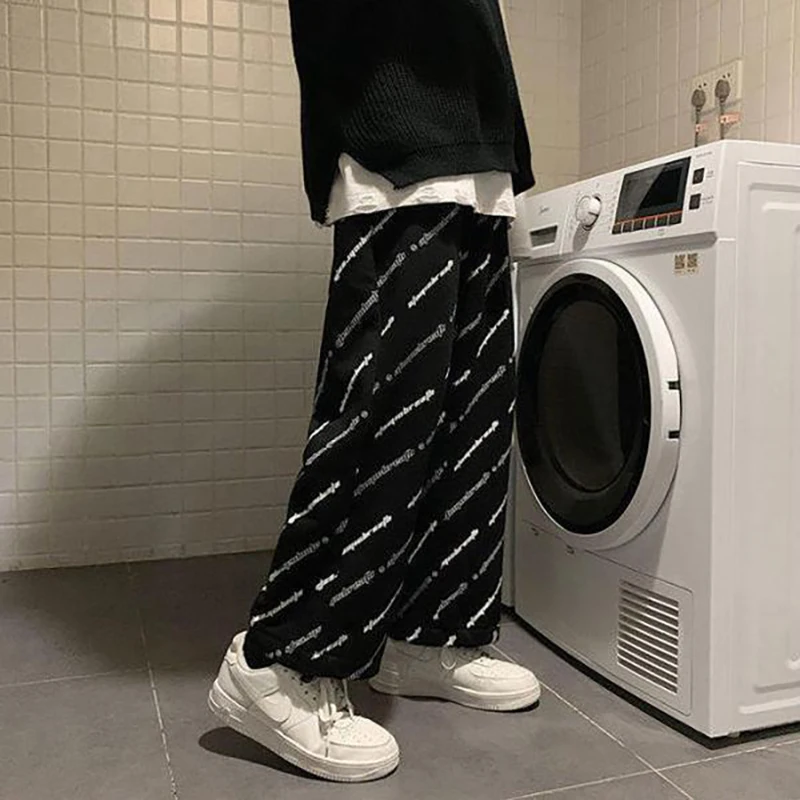 Top Trends: Designer Sweatpants Male Streetwear Wide Leg Oversize Pants Men Casual Joggers Sport Pants Basketball Man 2023 New Y2k Clothes Shoppable Styles - Image 5