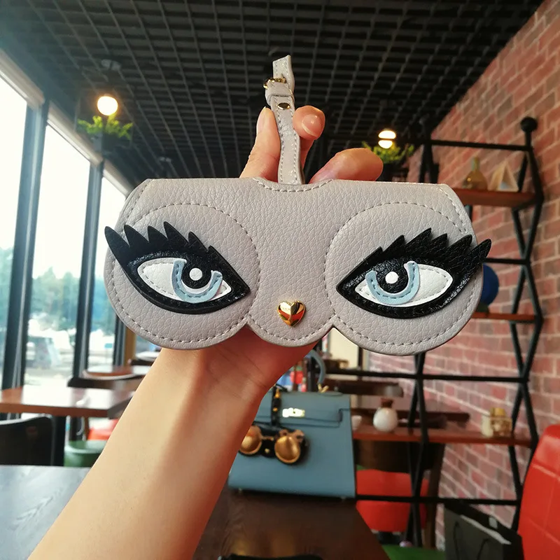 Top Trends: 2021 Ins Hot Sale Glasses Case Animal Cartoon Fashion Women PU Leather Sun Box Eyeglass Sunglasses Cute Protection Eyewear Bag Shoppable Styles