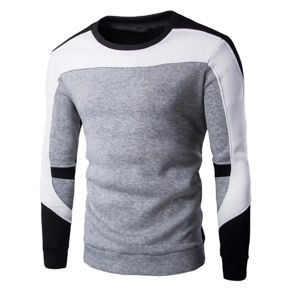 Top Trends: Men Sweatshirt Long Sleeve Round Neck Casual Thicken Warm Stylish Slim Sweaters Male Pullovers Autumn Shoppable Styles