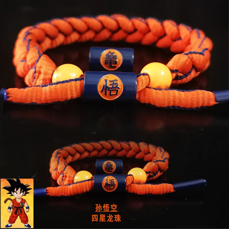 Top Trends: Anime Son Goku Cosplay Kakarotto Bracelet Hand-Knitted Anime Bracelet Couple Accessories Christmas Gift Shoppable Styles