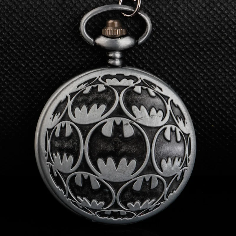 Top Trends: Unique Design Bat Quartz Pocket Watch Necklace Chain Classic Hot Selling Men Women Clothing Accessories Pendant Gifts Shoppable Styles