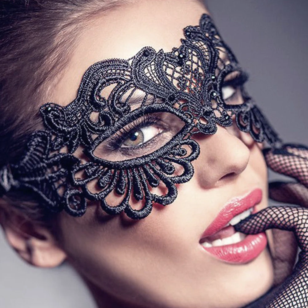 Top Trends: HOT SALES Women Hollow Lace Masquerade Face Mask Princess Prom Party Props Costume Halloween Masquerade Mask Women Dropshipping Shoppable Styles