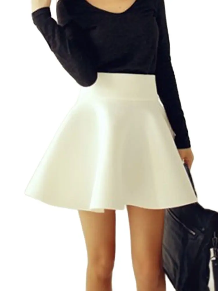 Top Trends: XS-5XL Sexy Skirt Women Solid Thick Tutu Skirts High Waist Flared Super Mini Skater Super Short Skirt 0804-30 Shoppable Styles - Image 4