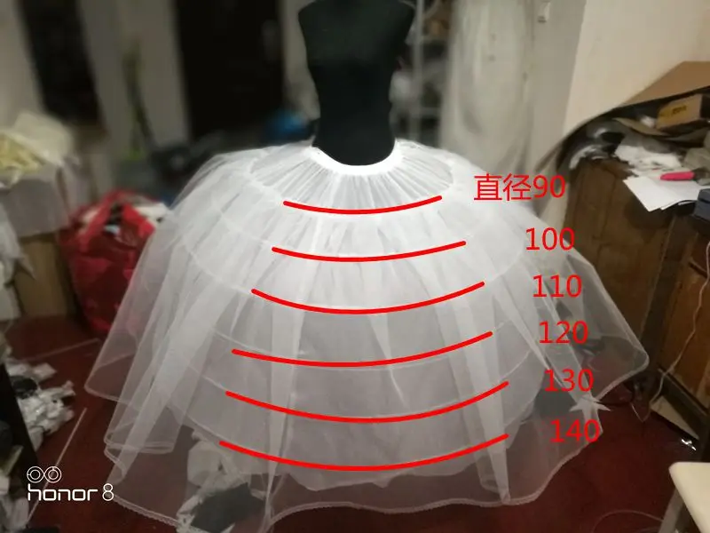 Top Trends: Puffy 6 Hoops Petticoat Crinoline Slip Underskirt For Wedding Dress Bridal Gown Shoppable Styles