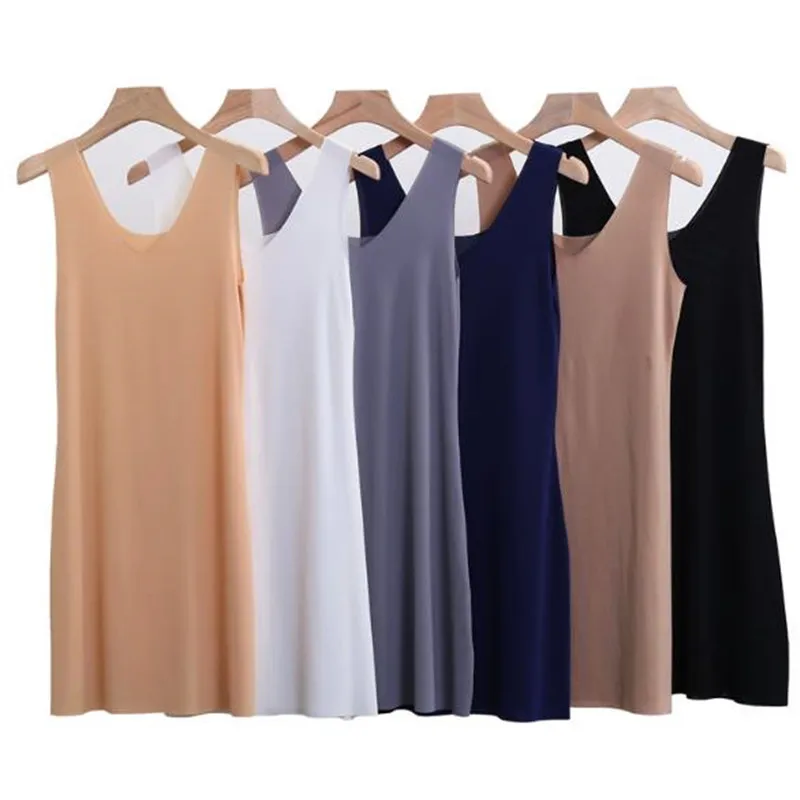 Top Trends: M-5XL Plus Size Night Shirt Sexy V-neck Ice Silk Nightgowns Women Sleeveless Vest Dress Short Mini Nightdress Female Night Gown Shoppable Styles