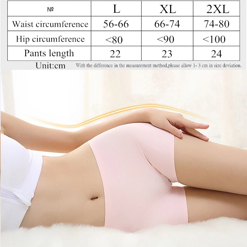 Top Trends: 3 Pieces / Pack Women Boyshorts Seamless Female Boxer Ice Silk Ladies Safety Short Pants Mid Waist Summer Breathable Women Boxer Shoppable Styles - Image 2