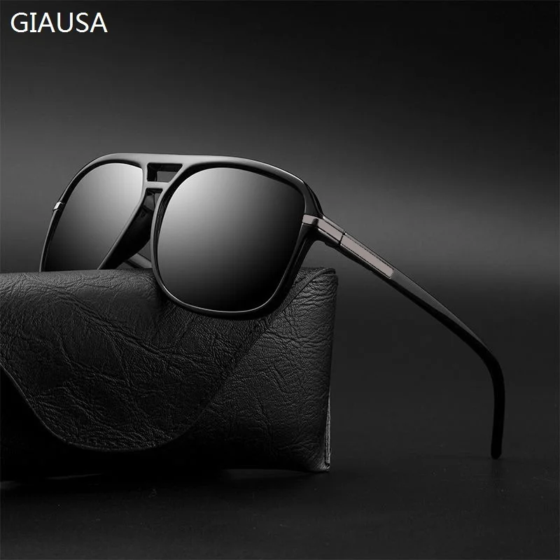 Top Trends: Classic Square Sunglasses Men Polarized Sun Glasses Vintage Brand Designer Glasses Male Women Driving Shades For Man Anti-glare Shoppable Styles