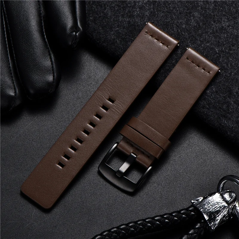 Top Trends: Genuine Leather Strap For Samsung Galaxy Gear S3 Watch Watchband For Sport Smart Watch Quick Release Watchbands 18 20 22 24mm Shoppable Styles