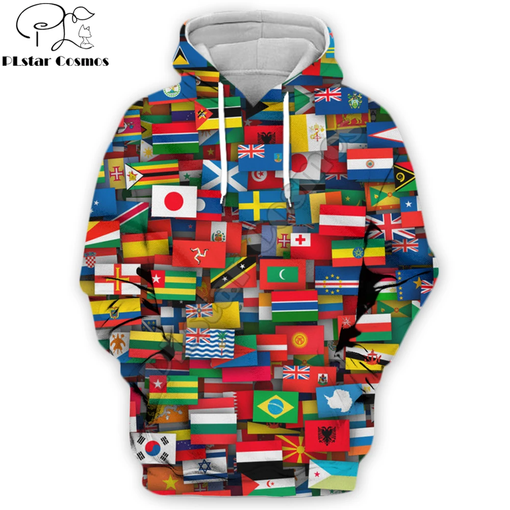 Top Trends: Flags Of All Countries Of The World 3D Printed Men Hoodie Harajuku Fashion Sweatshirt Unisex Casual Pullover Sudadera Hombre Shoppable Styles