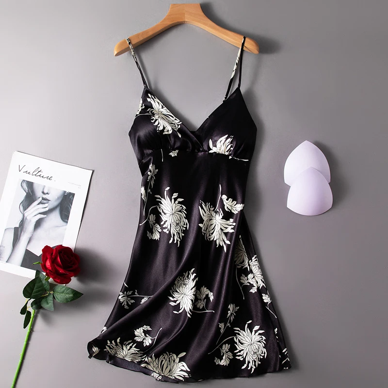 Top Trends: Summer Night Dress Women Nightie Female 2021 Nightdress Sexy Evening Dresses Sleepwear Women's Gecelik Chemise De Nuit Femme 잠옷 Shoppable Styles