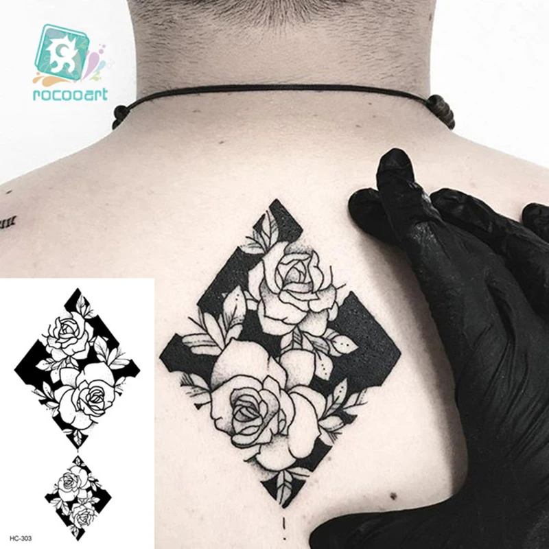 Top Trends: 1 PC Geometric Planet Fashion Women Temporary Tattoo Sticker Water Transfer Tattoo Minimalist Small Sun Moon Design Fake Tattoo Shoppable Styles - Image 5