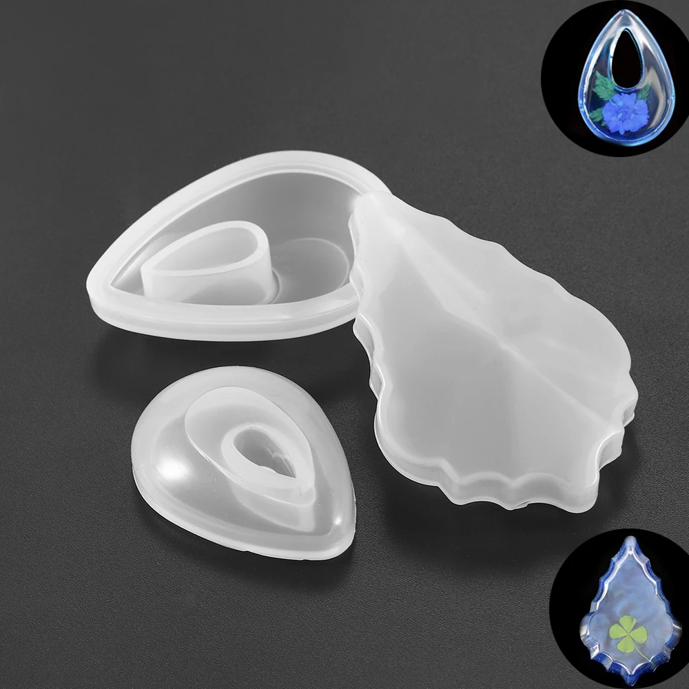 Top Trends: 1pcs Water Drop Shape Crystal Silicone Mould DIY Epoxy Resin Necklace Pendant Mold For Jewelry Making Accessories Findings Shoppable Styles