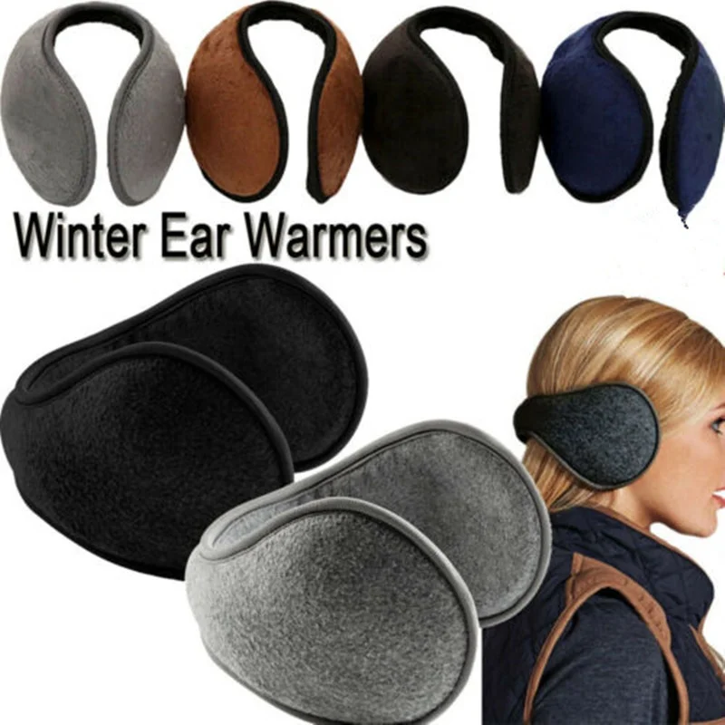 Top Trends: Ear Warmers For Men Women Foldable Fleece Unisex Winter Warm Earmuffs For Cold Winters Biking Adjustable Protects Ears Shoppable Styles