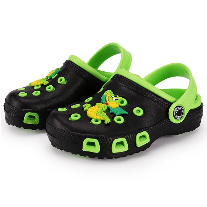 Top Trends: Children Summer Garden Sandals Girl Boy Beach Slippers Shoes For Kids Candy Color Hole Baby Shoes Breathable Non-slip Size 24-35 Shoppable Styles