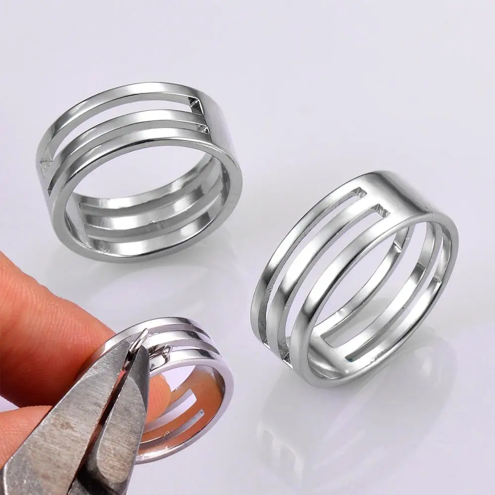 Top Trends: Stainless Steel Rings For DIY Jewelry Making, Size17, 18, 19mm Jewelry Findings Tool For Jump Rings Opening And Closing Shoppable Styles