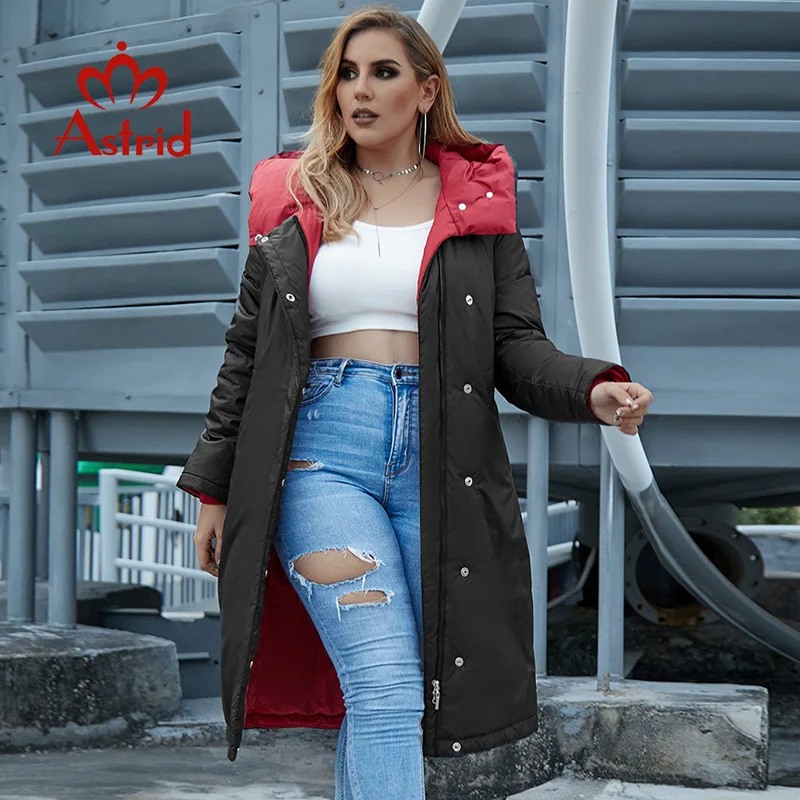 Top Trends: Astrid 2022 New Winter Women's Coat Women Long Warm Parka Fashion Thick Jacket Hooded Bio-Down Plus Size Female Clothing AT-6703 Shoppable Styles