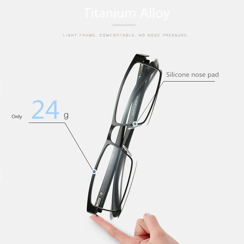 Top Trends: High Quality Titanium Alloy Reading Glasses For Men With Number , Women's 12 Layer Coated Folding Eyeglasses Book (Black, Gun) Shoppable Styles - Image 5