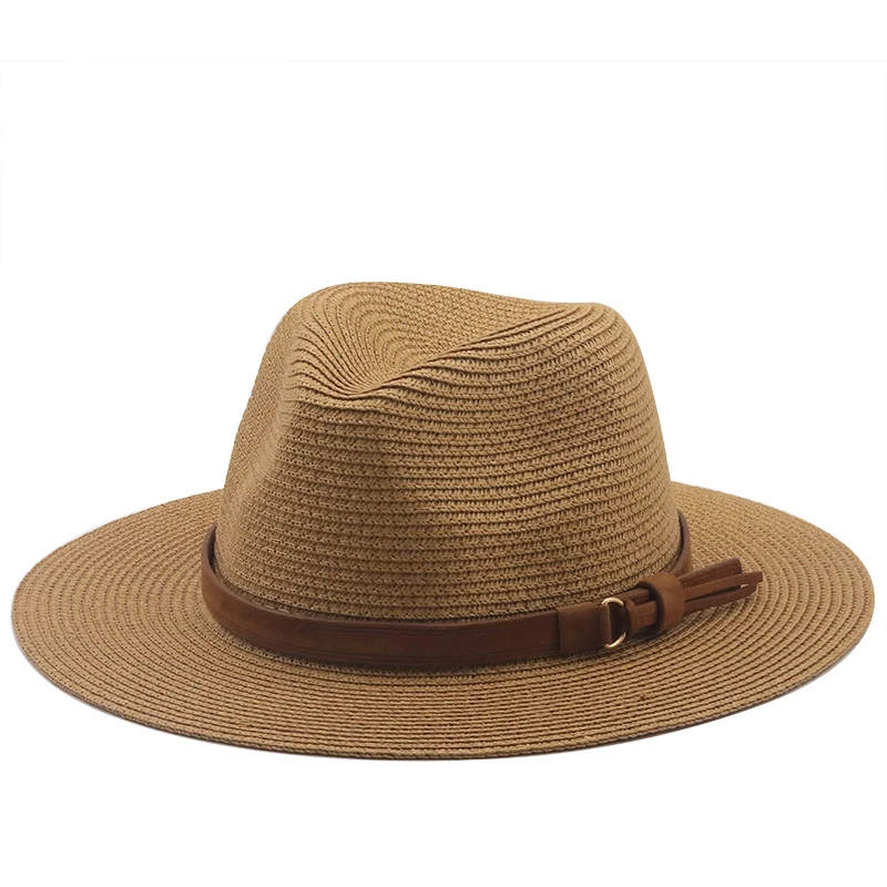 Top Trends: Panama Hat Summer Sun Hats For Women Men Beach Straw Hat Fashion UV Sun Protection Travel Cap Chapeu Feminino 2021 Shoppable Styles