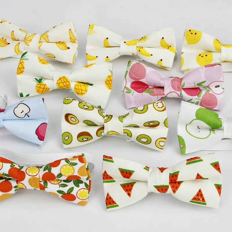 Top Trends: Classic Baby Kid Bow Ties Boy Children Pre Tie Tuxedo Bowties Pet Banana Print Cute Students Child Necktie Butterfly 14Colors Shoppable Styles