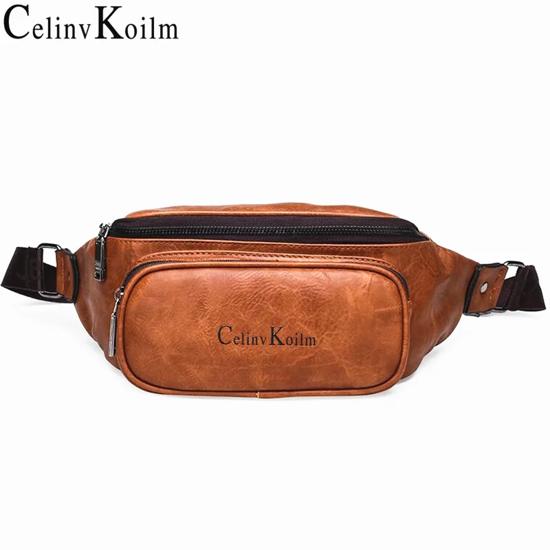 Top Trends: Celinv Koilm Waist Pack Bag Fanny Pack Men Leather Hip Bum Shoulder Bag For Outdoors Workout Traveling Running Hiking Cycling Shoppable Styles