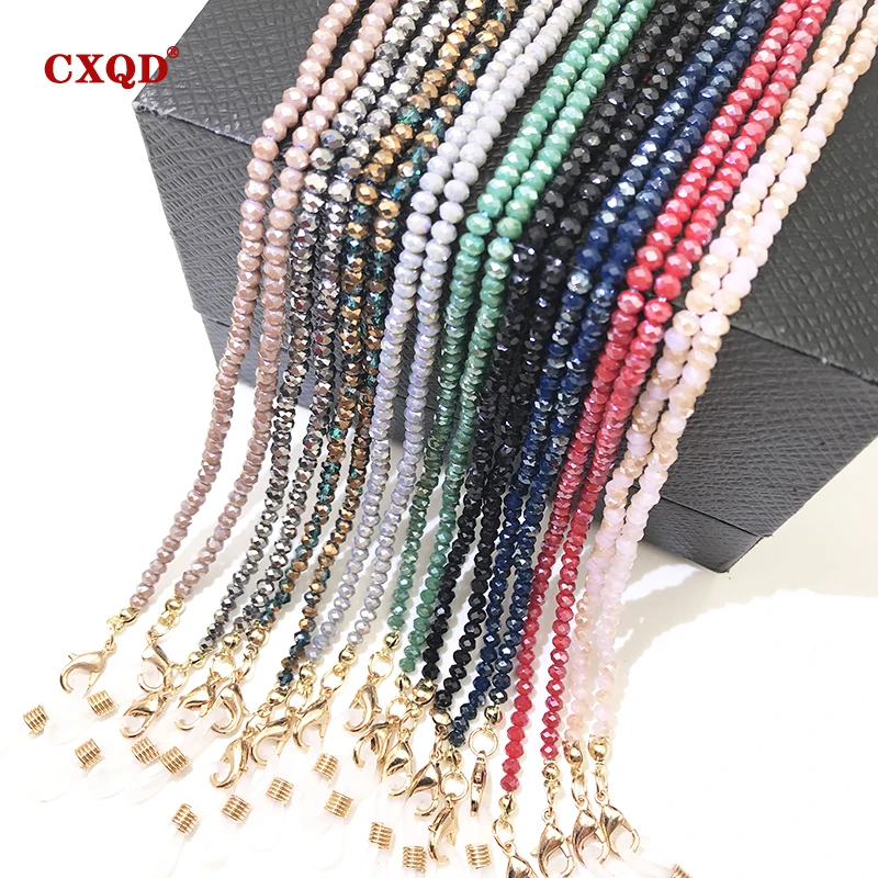 Top Trends: Handmade Fashion Reading Glasses Chain For Women Sunglasses Cords 3mm Electroplated Lanyard Beaded Eyewear Masks Gift Wholesale Shoppable Styles