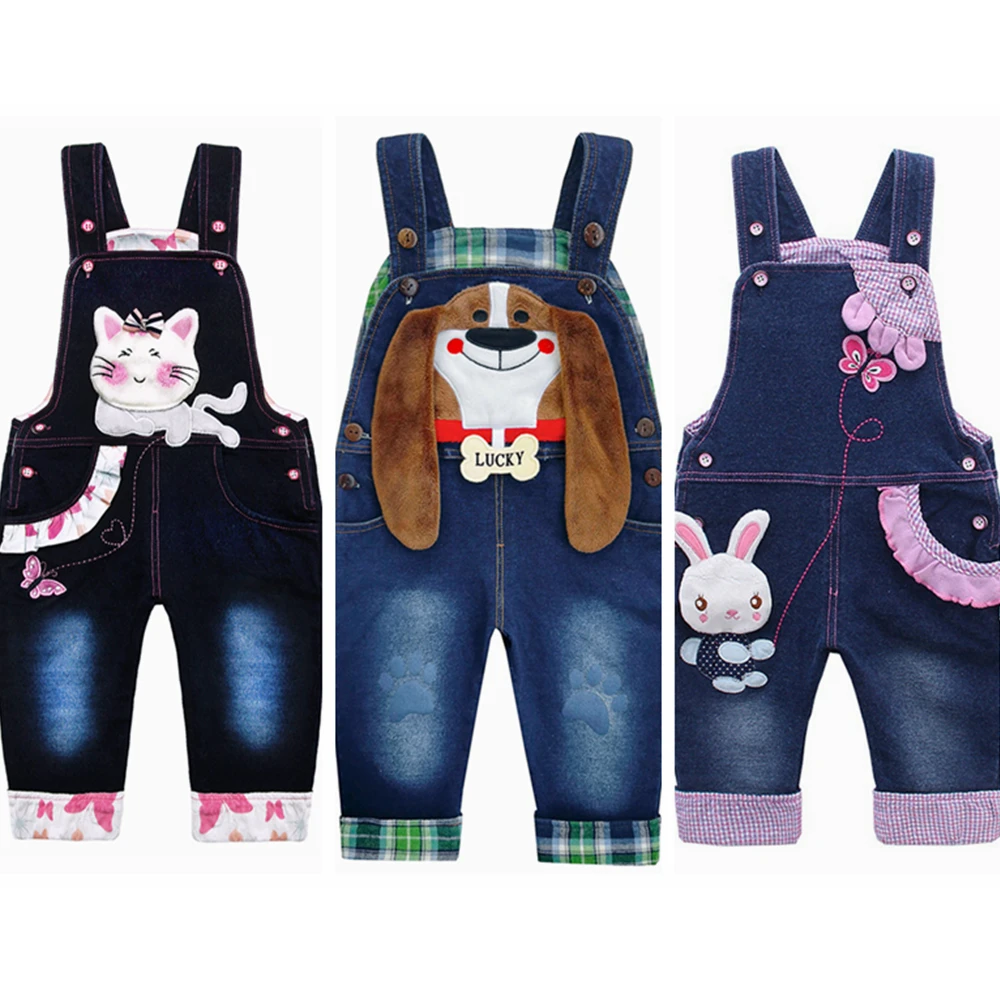 Top Trends: 0-4T Baby Overalls Infant Boys Girls Jeans Rompers Bebes Trousers Cartoon Clothes Toddler Denim Pants Jumpsuit Kids Clothing Shoppable Styles