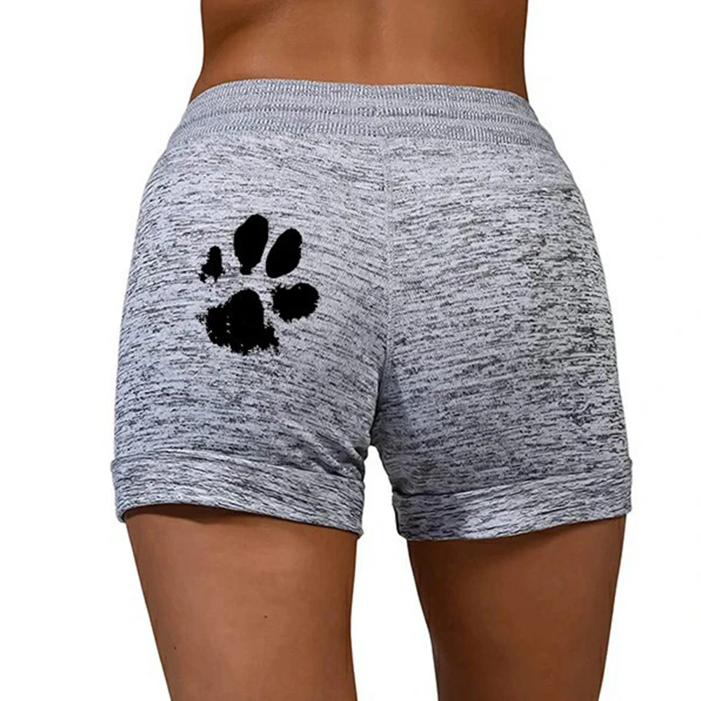 Top Trends: Casual Shorts Women High Waist Cats Claw Print Drawstring Quick Dry Elastic Sports Shorts Gym Women's Clothing женские шорты Shoppable Styles - Image 6